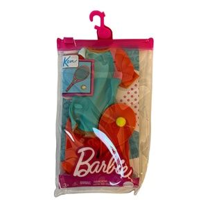Ken Barbie Fashion Pack, Career Tennis Player Doll Clothes  Ken & Tennis Racquet